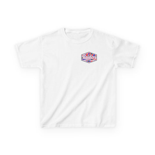 Kids Tee — Camo Front and Back 'Raiders' Logo Graphic