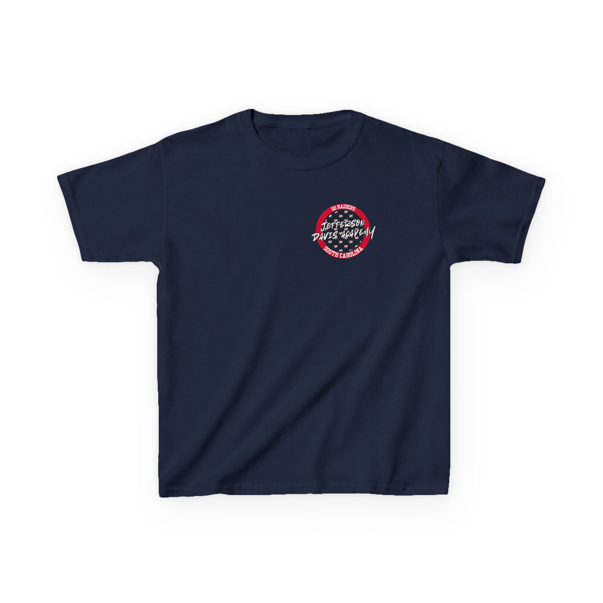 "Jefferson Davis Academy" Patriotic Circle Logo Youth and Adults