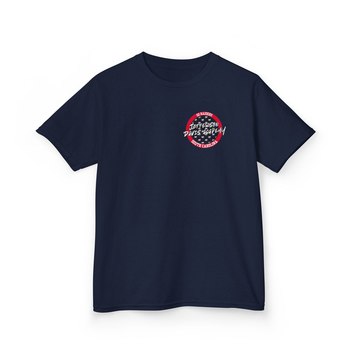 "Jefferson Davis Academy" Patriotic Circle Logo Youth and Adults