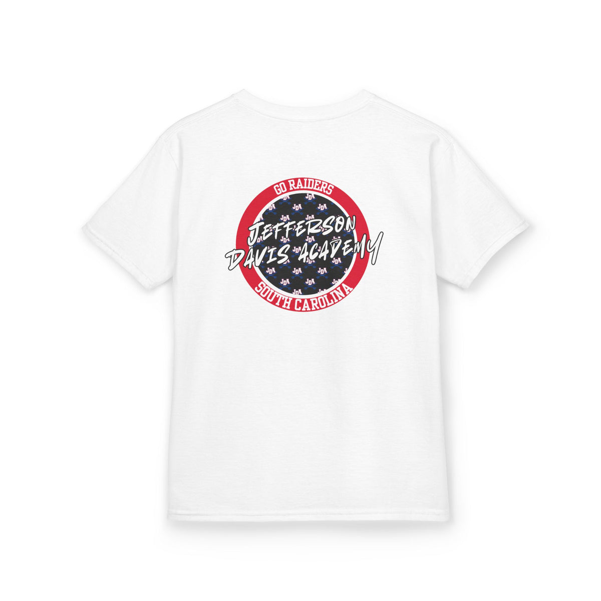 "Jefferson Davis Academy" Patriotic Circle Logo Youth and Adults