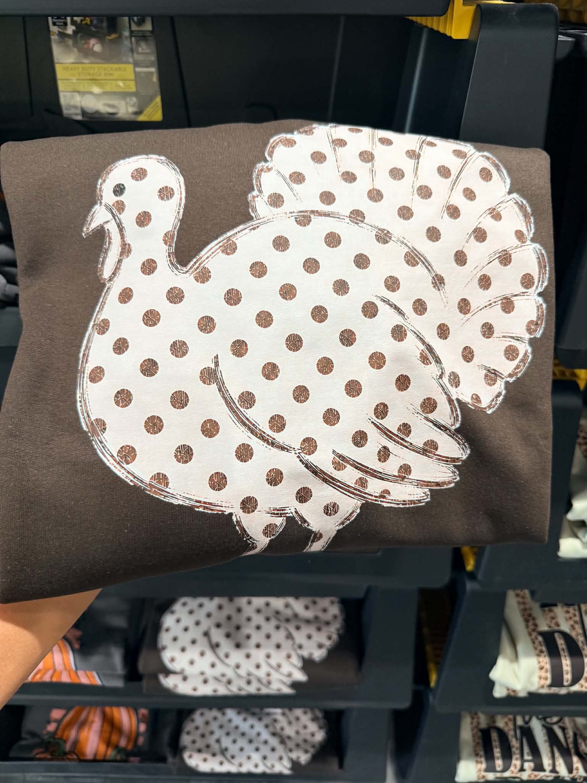 POLKA DOT TURKEY  CREWNECK