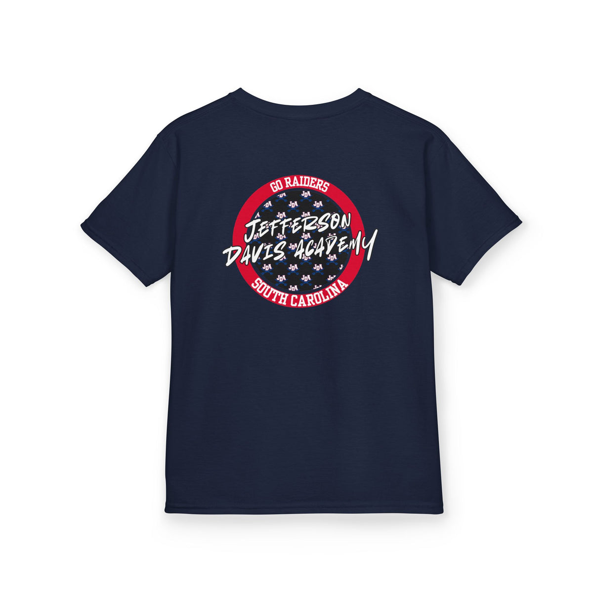 "Jefferson Davis Academy" Patriotic Circle Logo Youth and Adults