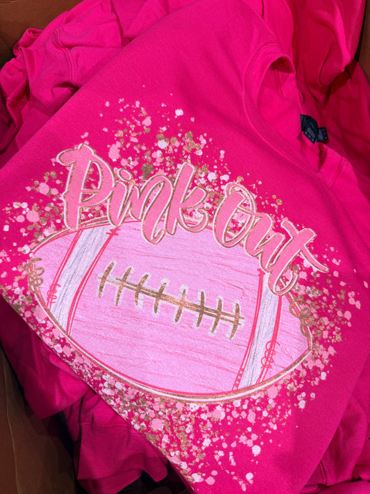 Pink Out Football Games- Teacher Parent Student Pink Out Apparel