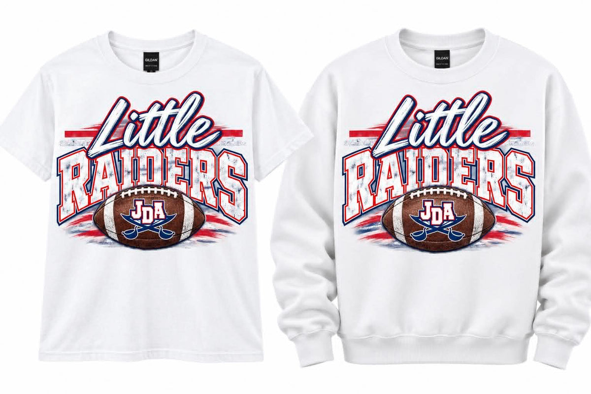 LITTLE RAIDERS FOOTBALL WHITE